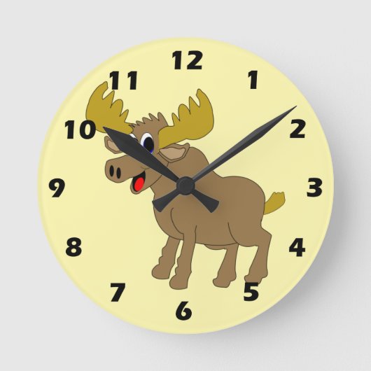 Moose Design Ronde Klok (Voorkant)
