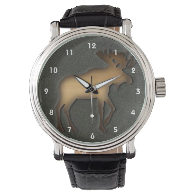 Moose Design Watch van Leslie Harlow 528 Horloge (Voorkant)