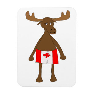 Moose die Canadese boxers dragen Magneet