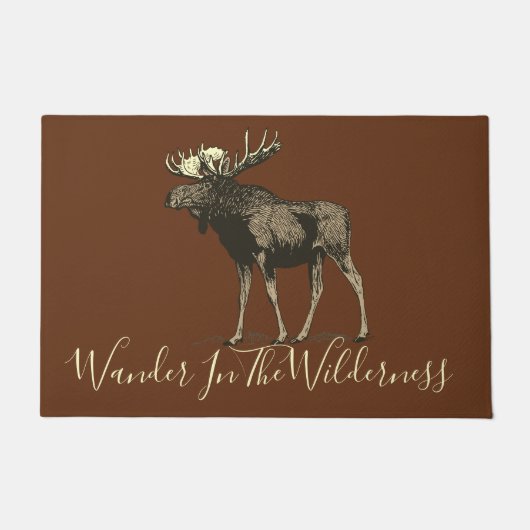 Moose Doormat Deurmat (Voorkant)