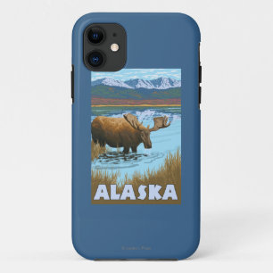 Moose Drink Poster voor watervlekreizen Case-Mate iPhone Case