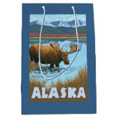 Moose Drink Poster voor watervlekreizen Medium Cadeauzakje (Voorkant)