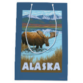 Moose Drink Poster voor watervlekreizen Medium Cadeauzakje (Achterkant)