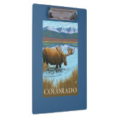 Moose DrinkingColorado Klembord (Rechts)