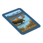 Moose DrinkingColorado Magneet (Rechterzijde)