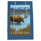 Moose DrinkingColorado Medium Cadeauzakje (Voorkant)