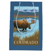 Moose DrinkingColorado Medium Cadeauzakje (Achterkant)