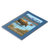 Moose DrinkingColorado Notitieboek (Linkerzijde)