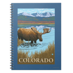 Moose DrinkingColorado Notitieboek