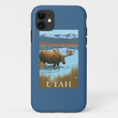 Moose DrinkingUtah Case-Mate iPhone Case (Achterkant)