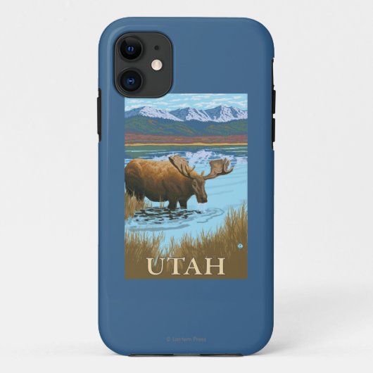Moose DrinkingUtah Case-Mate iPhone Case (Achterkant)