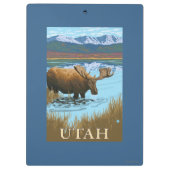 Moose DrinkingUtah Klembord (Achterkant)