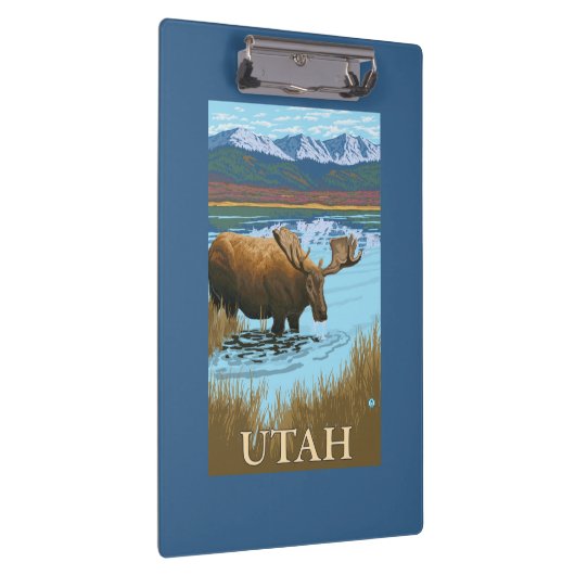 Moose DrinkingUtah Klembord (Rechts)