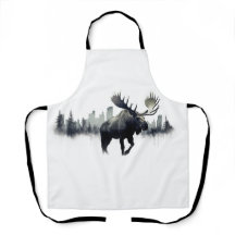 Moose dubbele belichting voor een bos