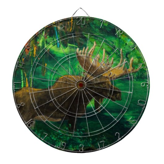 Moose Elk Deer Antelope Dartbord (Voorkant)