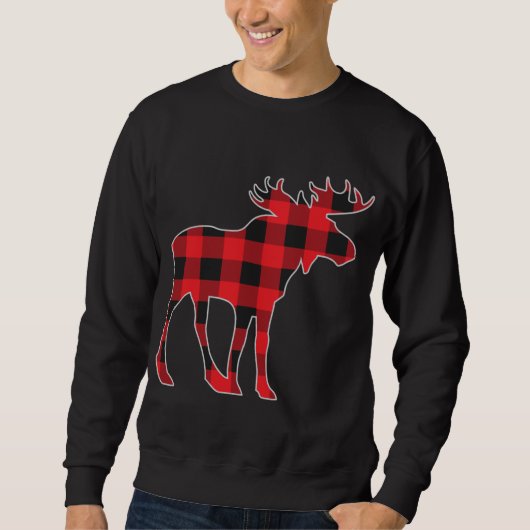 Moose Elk Pset Buffalo Check Pajama Lumberjack Ch Trui (Voorkant)