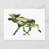 Moose / Elk Woodland Camouflage / Camo Briefkaart (Voorkant)
