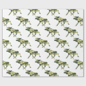 Moose / Elk Woodland Camouflage / Camo Cadeaupapier (Vlak)