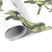 Moose / Elk Woodland Camouflage / Camo Cadeaupapier (Rol Hoek)