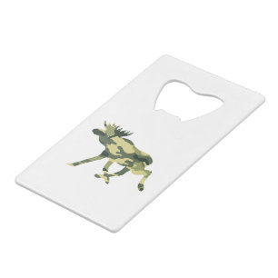 Moose / Elk Woodland Camouflage / Camo Creditkaart Flessenopener