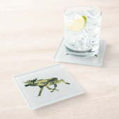 Moose / Elk Woodland Camouflage / Camo Glazen Onderzetter (Schuin)