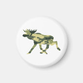 Moose / Elk Woodland Camouflage / Camo Magneet (Voorkant)