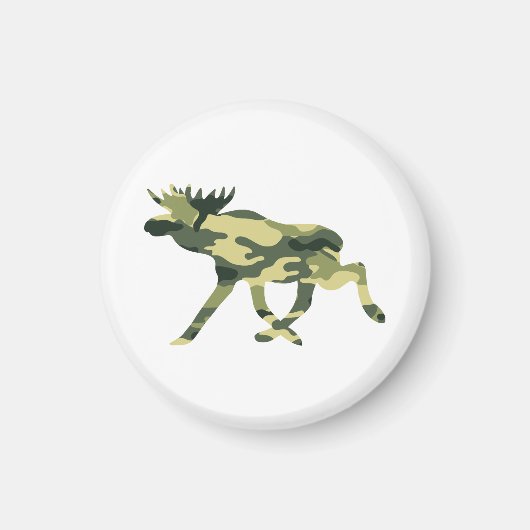 Moose / Elk Woodland Camouflage / Camo Magneet (Voorkant)
