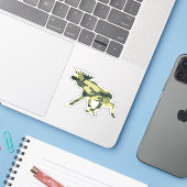 Moose / Elk Woodland Camouflage / Camo Sticker (Laptop met iPhone)