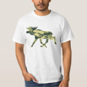 Moose / Elk Woodland Camouflage / Camo T-shirt (Voorkant)