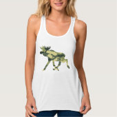 Moose / Elk Woodland Camouflage / Camo Tanktop (Voorkant)
