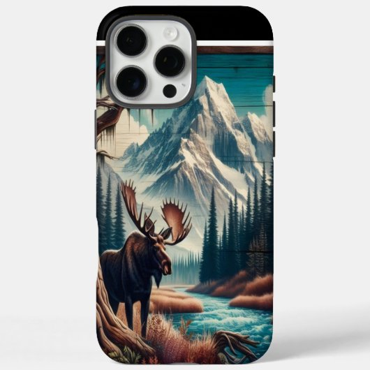 Moose en bergen Case-Mate iPhone case (Achterkant)