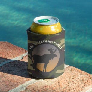 Moose en Camo Blikjeskoeler