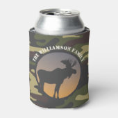 Moose en Camo Blikjeskoeler (Blikje Voorkant)