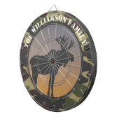 Moose en Camo Dartbord (Voorkant Rechts)