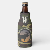 Moose en Camo Flesjeskoeler (Fles Voorkant)
