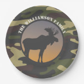 Moose en Camo Papieren Bordje (Voorkant)