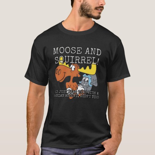 Moose en Eekhoorn! T-shirt (Voorkant)