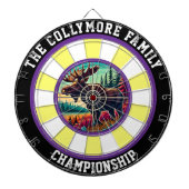 Moose en Forest Focus Dartbord (Voorkant)