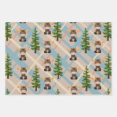 Moose en Mobiel baby shower inpakpapier vellen (Voorkant 3)
