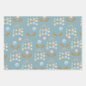 Moose en Mobiel baby shower inpakpapier vellen (Voorkant 2)