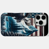 Moose en Mountain Art Case-Mate iPhone Case (Achterkant (horizontaal))
