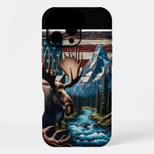 Moose en Mountain Creek iPhone 16 Pro Max Hoesje