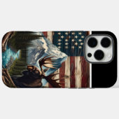 Moose en Mountain kunstwerk Case-Mate iPhone Case (Achterkant (horizontaal))