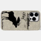  Moose- en Wolf-houtkorfoon Case-Mate iPhone Case (Achterkant (horizontaal))