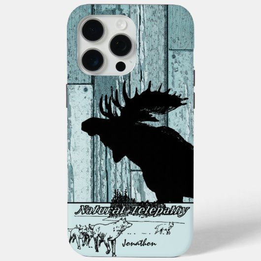  Moose en Wolf Wildlife Case-Mate iPhone Case (Achterkant)