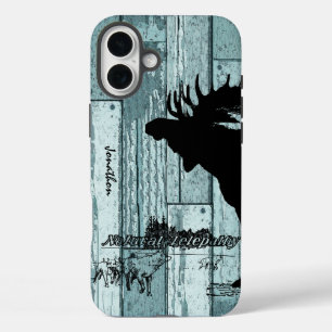 Moose en Wolf Wildlife iphone 5 Hoesje