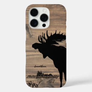  Moose en Wolf Wildlife iPhone Case