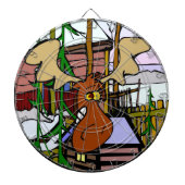 Moose Face Darts Dartbord (Voorkant)