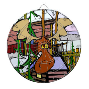 Moose Face Darts Dartbord
