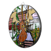 Moose Face Darts Dartbord (Voorkant Rechts)